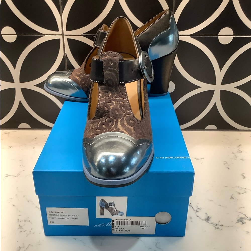 John Fluevog Attic Ilona W9.5 EUC
